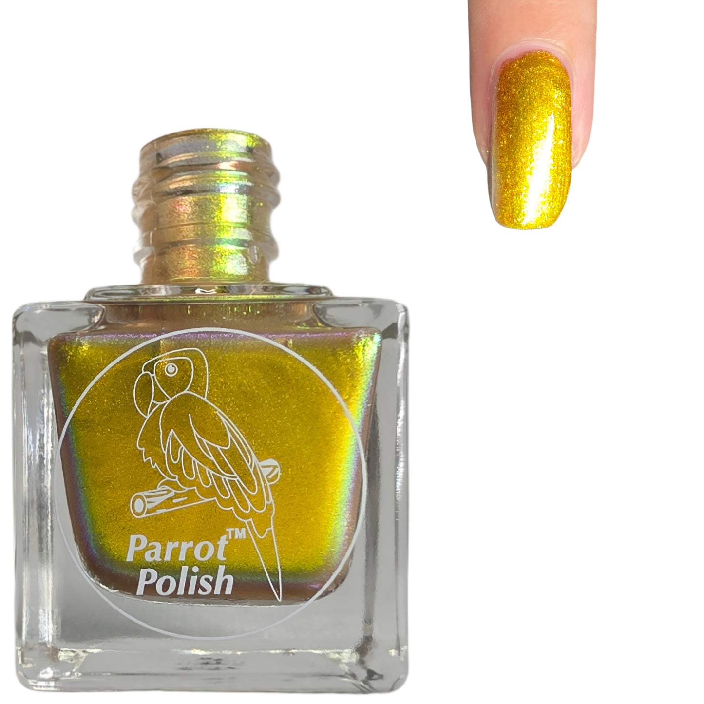 Parrot Polish Aurora Dust Nail Polish - Fire Desire, 0.5 Fl Oz