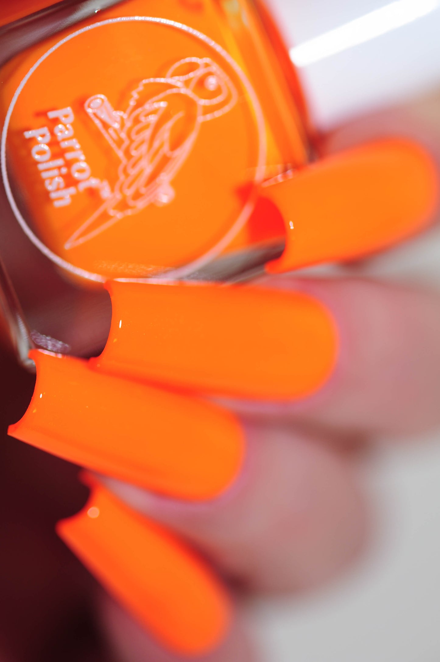 Parrot Polish Orangutan Orange Neon Nail Polish