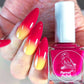 Parrot Polish Raspberry Lemonade Thermal Nail Polish Raspberry/Orange