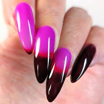 Parrot Polish Wine & Violets Thermal Nail Polish - Wine Red/Red/Purple