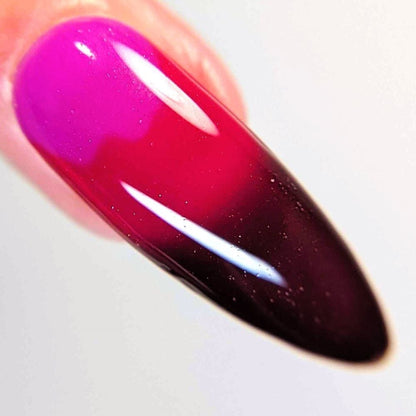 Parrot Polish Wine & Violets Thermal Nail Polish - Wine Red/Red/Purple