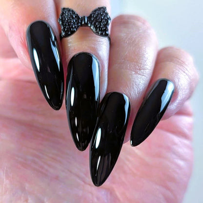 Parrot Polish Pitch Black Opaque Nail Polish