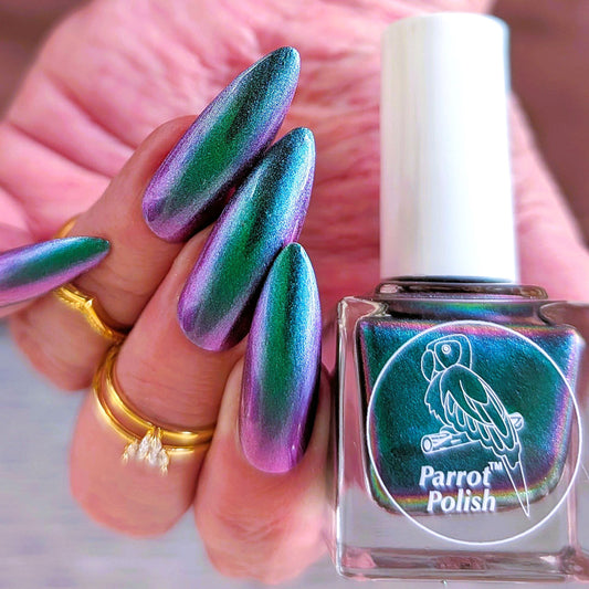 The Ladies of Desire Ultrachrome Collection 5 Nail Lacquers Blue-Purple 0.5 Fl oz
