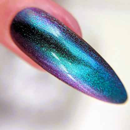 Parrot Polish Scarlett Ultrachrome Nail Lacquer Purple Green, 0.5 Fl Oz