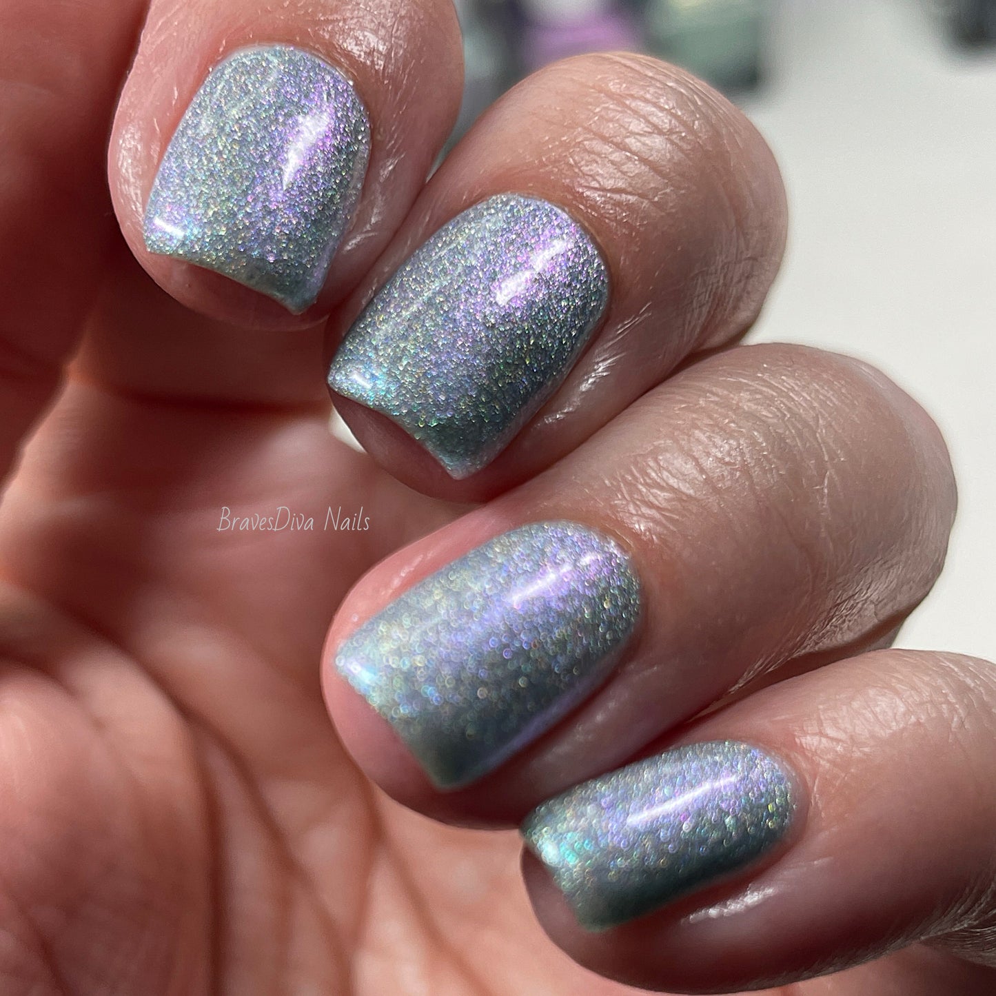 Parrot Polish "Hope" 2024 Spring  Blue/Silver Ultrachrome Holographic