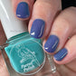 Parrot Polish Blue Daisy Solar Nail Polish - Light Blue-green/Dark Blue