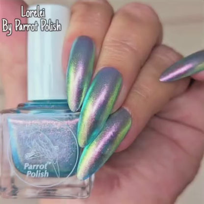 Parrot Polish "lorelai" Multichrome Baby Mermaid Pink/Gold/Blue