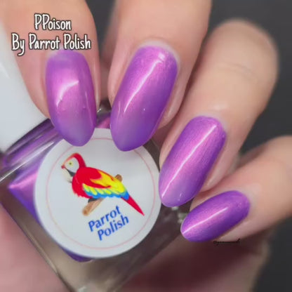 Parrot Polish PPoison Shimmer Nail Polish