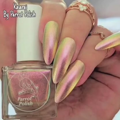 Parrot Polish "Kalaral" Multichrome Baby Mermaid Orange/Red/Pink