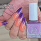 Parrot Polish Golden Plumeria Purple/Coral Thermal Nail Polish