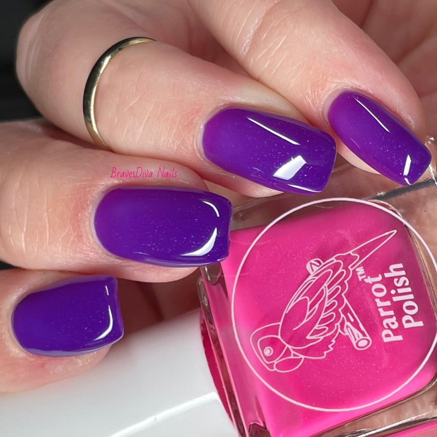 Parrot Polish Boys & Girls Solar Nail Polish - Hot Pink/Purple