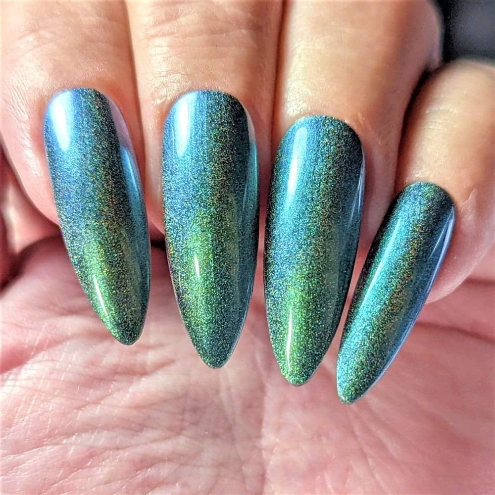 Parrot Polish Stereodelic Holographic Ultrachrome Nail Polish -  Blue/Green