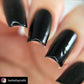 Parrot Polish Pitch Black Opaque Nail Polish