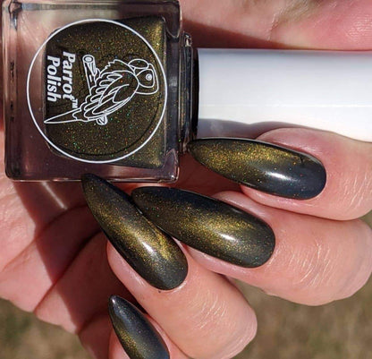 Parrot Polish Enola Gay Magnetic Nail Polish - Gold