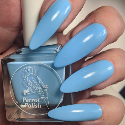 Parrot Polish Blue Hawaiian Neon Pastel Nail Polish