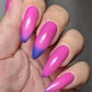 Parrot Polish Gothic Barbie Thermal Nail Polish - Black/Blue/Pink