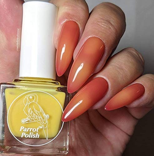 Parrot Polish Yellow Rose Solar Nail Polish - Yellow/Red