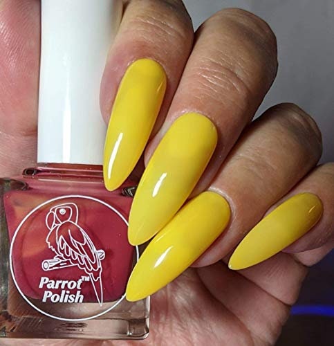 Parrot Polish Yellow Rose Solar Nail Polish - Yellow/Red