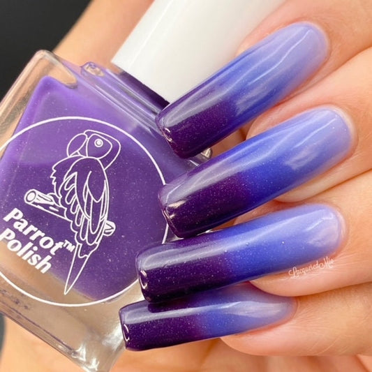 Parrot Polish Penguin Hugs Thermal Nail Polish - Purple/Blue/Ice Blue