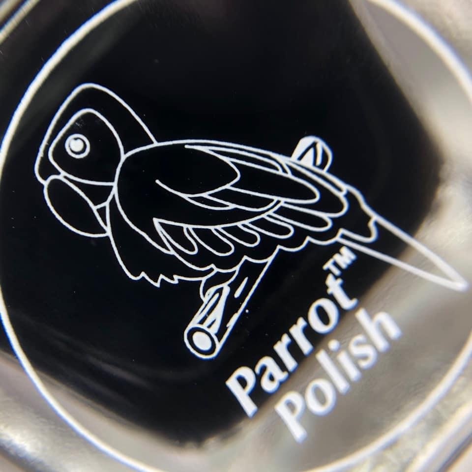 Parrot Polish Pitch Black Opaque Nail Polish