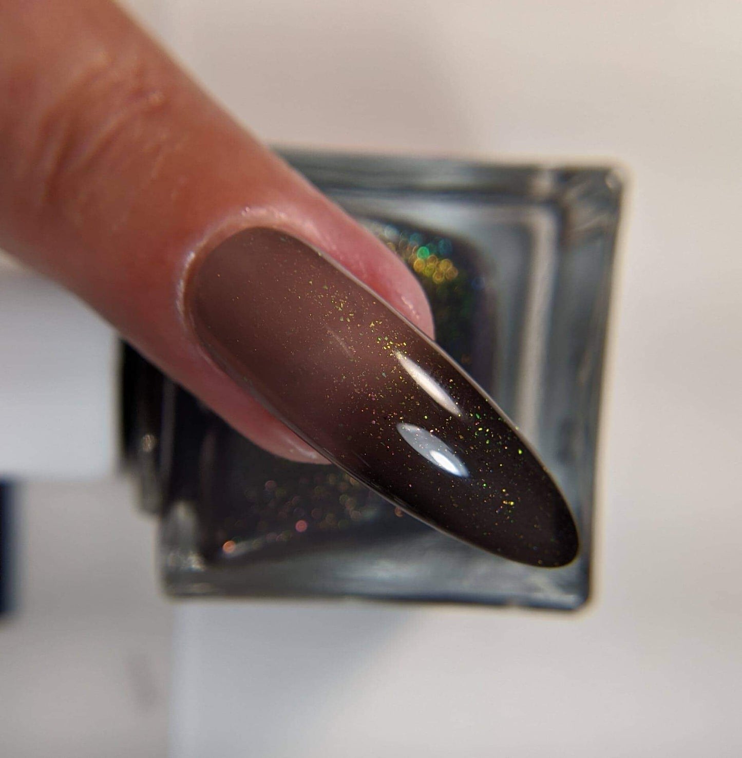 Parrot Polish Darkest Before the Light Thermal Nail Polish - Black/Grey