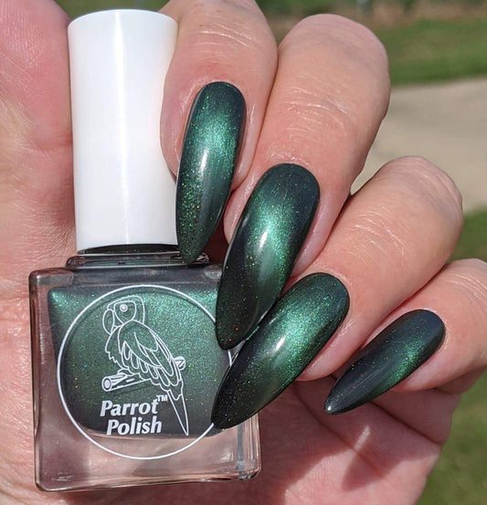 Parrot Polish Memphis Belle Magnetic Nail Polish - Green