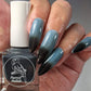 Parrot Polish Black Dragon Thermal Nail Polish - Black/Bluish Grey
