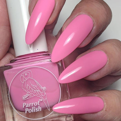 Parrot Polish Neapolitan Neon Pastel Pink Nail Polish