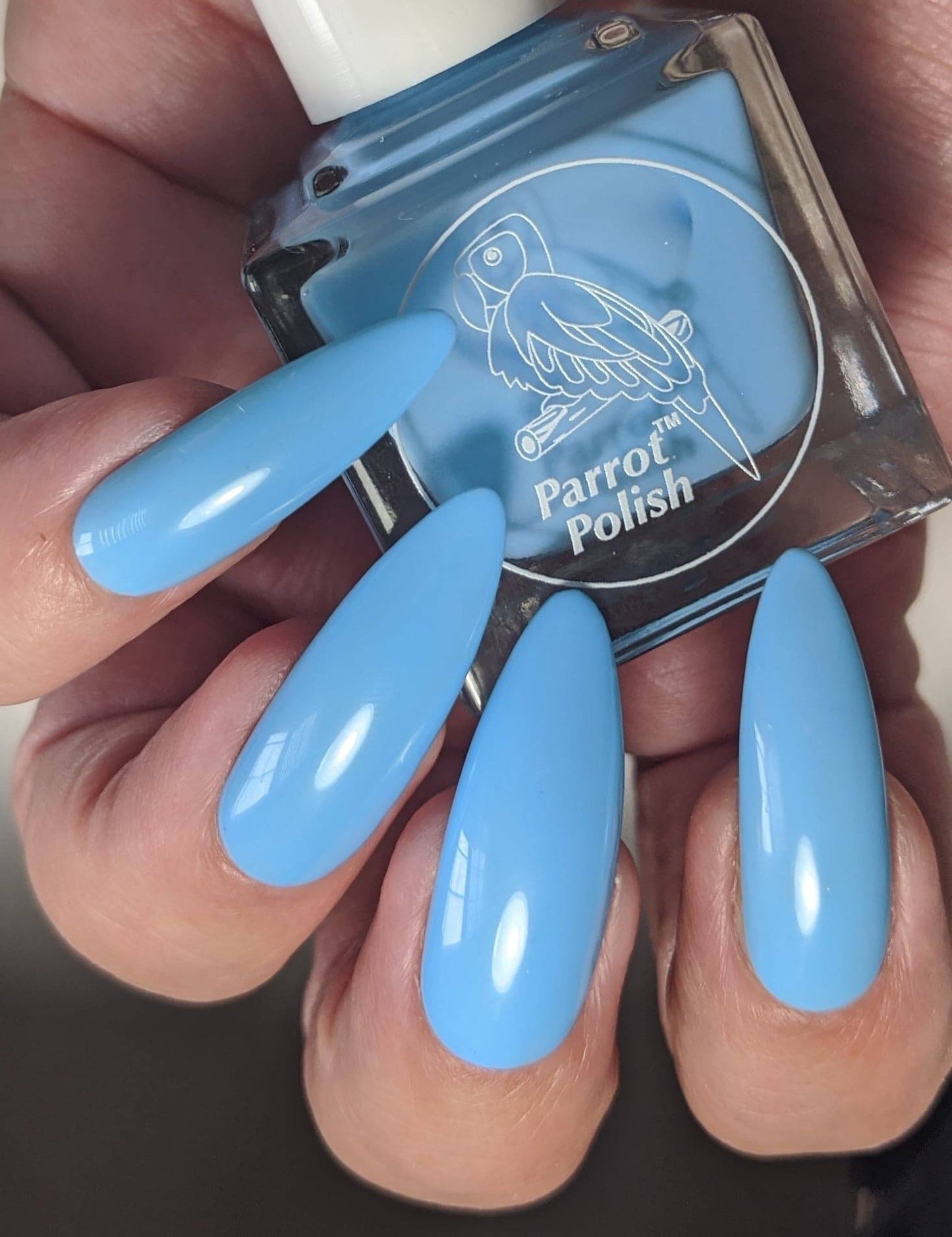 Parrot Polish Blue Hawaiian Neon Pastel Nail Polish