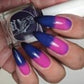Parrot Polish Gothic Barbie Thermal Nail Polish - Black/Blue/Pink