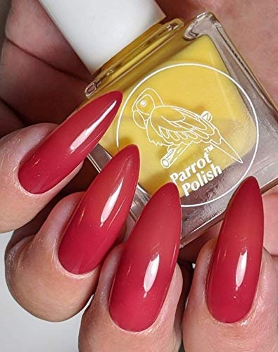 Parrot Polish Yellow Rose Solar Nail Polish - Yellow/Red