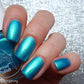Parrot Polish Blue Macaw Teal Shimmer Nail Polish
