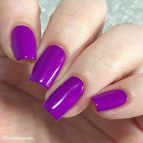 Parrot Polish Rossia Pacifica Purple Neon Nail Polish