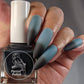 Parrot Polish Black Dragon Thermal Nail Polish - Black/Bluish Grey