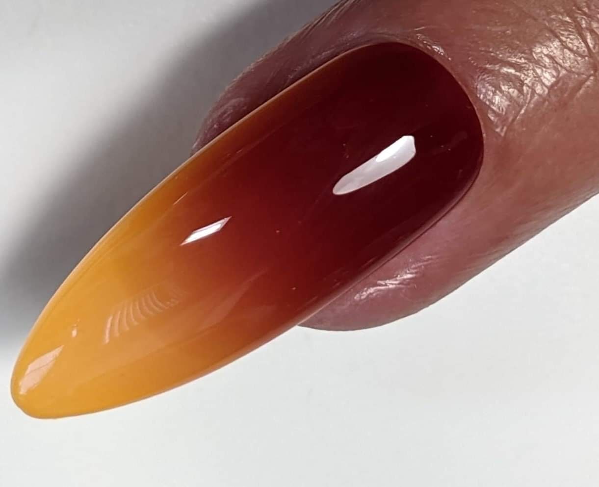 Parrot Polish Sunset Burn Solar Nail Polish - Orange/Red