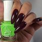 Parrot Polish Limes & Grapes Solar Nail Polish - Green/Brownish Purple