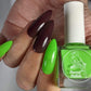 Parrot Polish Limes & Grapes Solar Nail Polish - Green/Brownish Purple