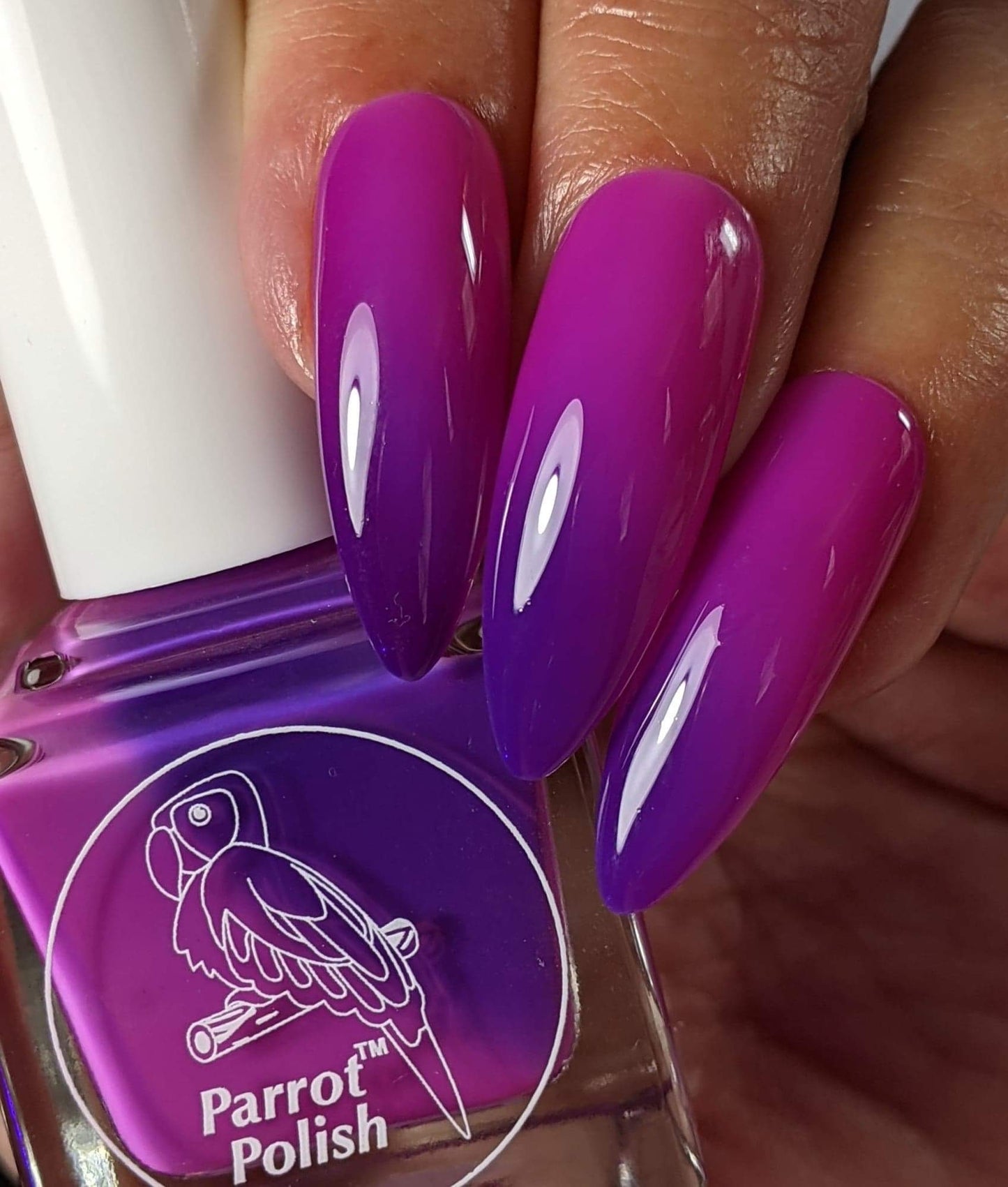 Parrot Polish Berries By The Shore Solar Nail Polish - Pink/Purple