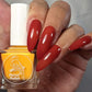 Parrot Polish Sunset Burn Solar Nail Polish - Orange/Red