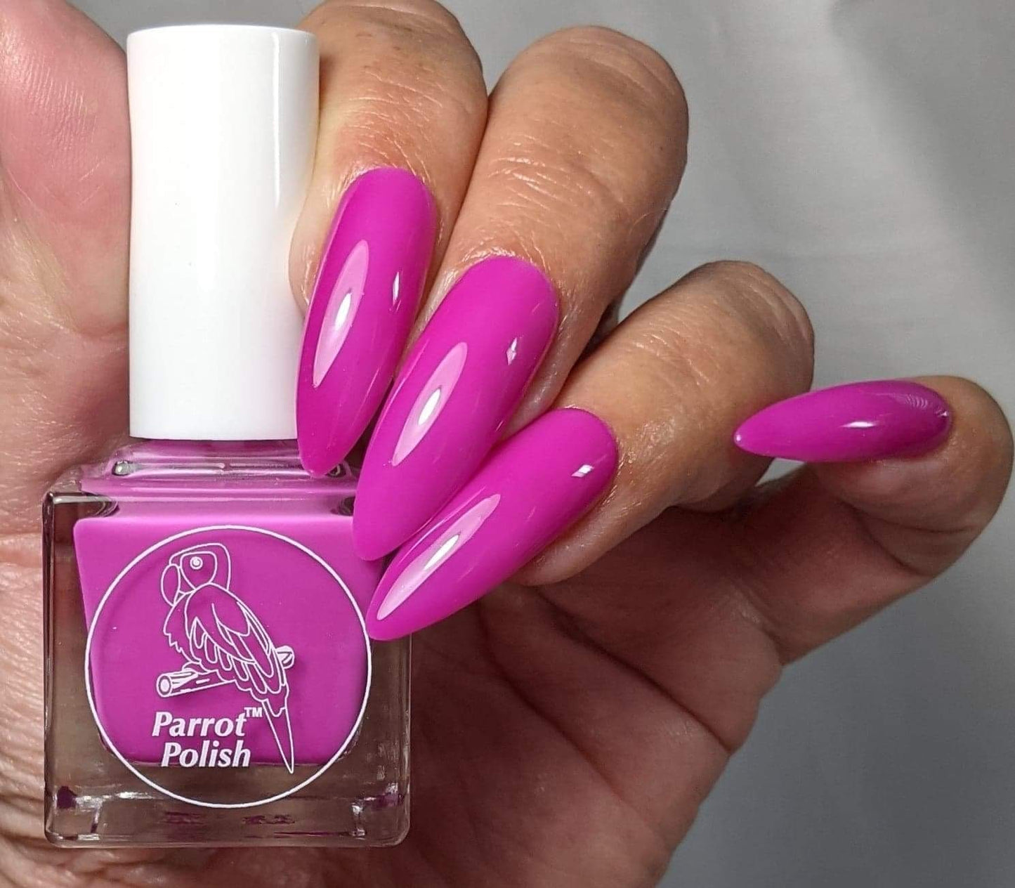 Parrot Polish Berries By The Shore Solar Nail Polish - Pink/Purple