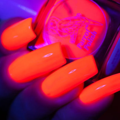 Parrot Polish Piranha Pink Neon Nail Polish
