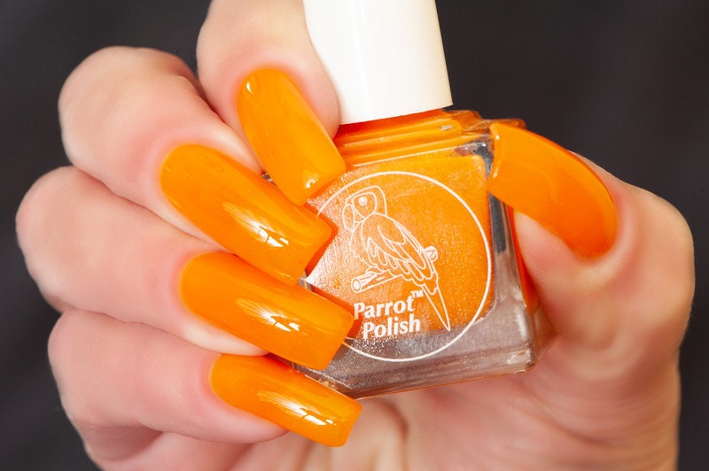 Parrot Polish Saharan Lion Yellow Gold Neon Nail Polish