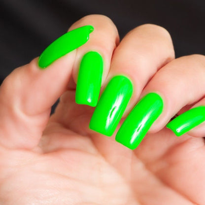 Parrot Polish Gecko Green Neon Nail Polish
