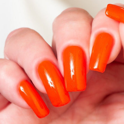 Parrot Polish Bangladesh Tiger Neon Red Nail Polish