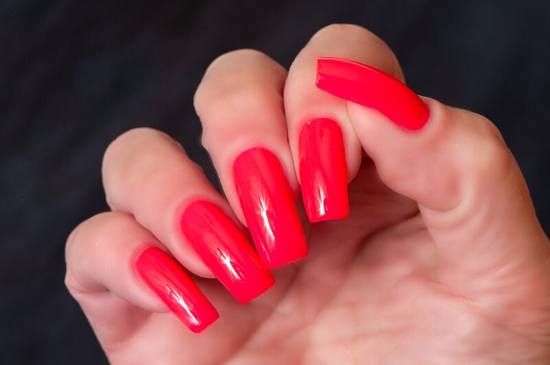 Parrot Polish Piranha Pink Neon Nail Polish