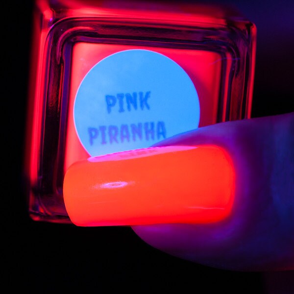 Parrot Polish Piranha Pink Neon Nail Polish