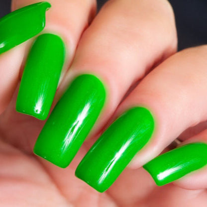 Parrot Polish Mahi Mahi Dark Green Neon Nail Polish