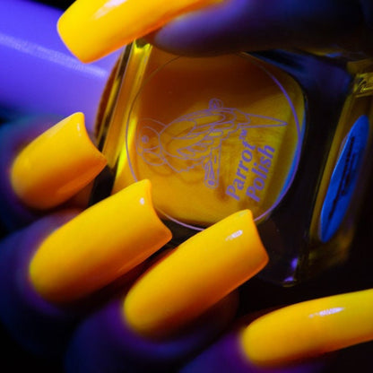 Parrot Polish Saharan Lion Yellow Gold Neon Nail Polish