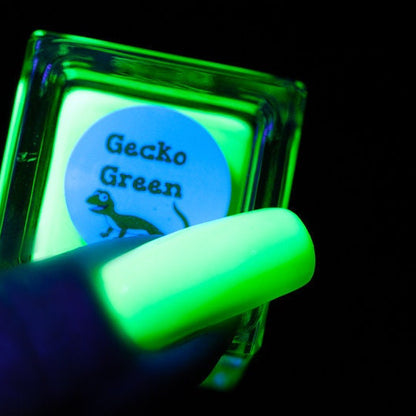 Parrot Polish Gecko Green Neon Nail Polish