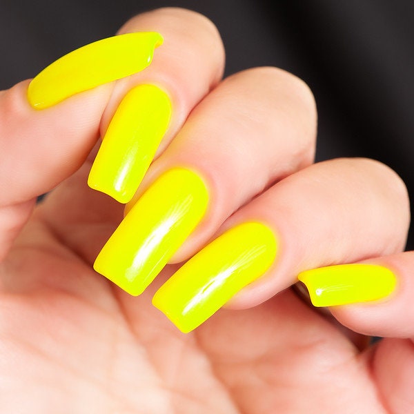 Parrot Polish Pit Viper Yellow Neon Nail Polish